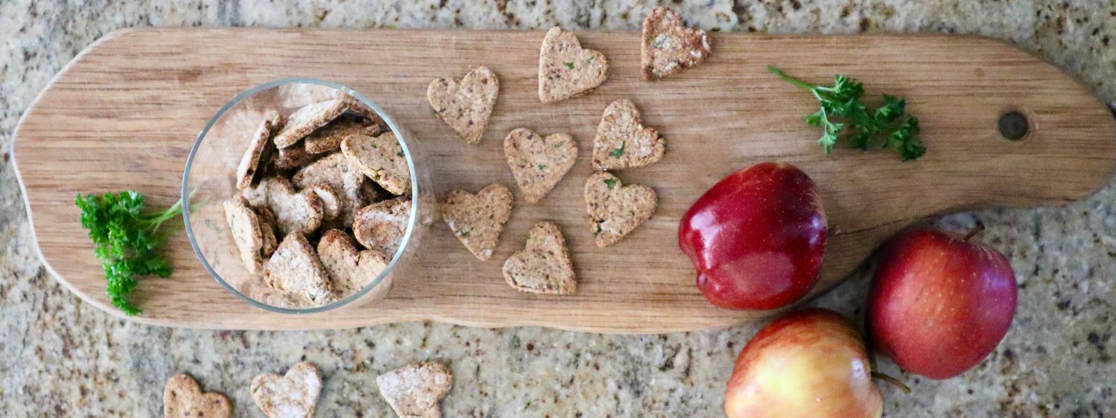 Homemade Christmas dog biscuits